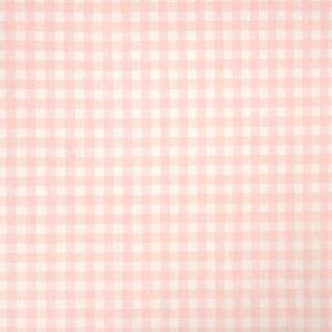 Buffalo Checks Quilt Cotton Fabric by Keepsake Calico - Pink And White