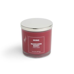 14oz Mandarin Berry Scented Jar Candle by Hudson 43