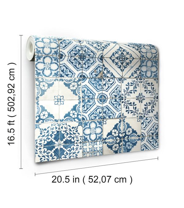 RoomMates Wallpaper Mediterranean Tile - Image 11