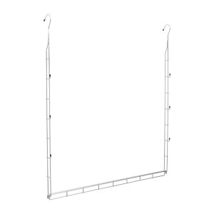 Organize It All 30 x 33 Silver 2 Tier Adjustable Closet Rod