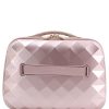 Savoir Collection Quilted with Floral Strap Travel Beauty Case
