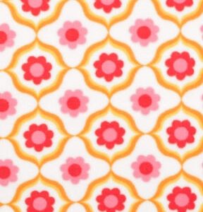 Women s Empowerment Geometric Flowers Anti Pill Fleece Fabric