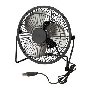 Honey Can Do USB Powered Desk Fan Black