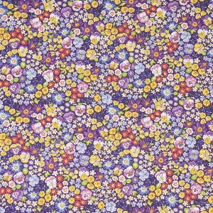 Pansy Floral Cotton Fabric by Keepsake Calico