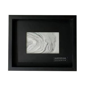 Innovative Creations Black Wooden Frame with Mat 8 10