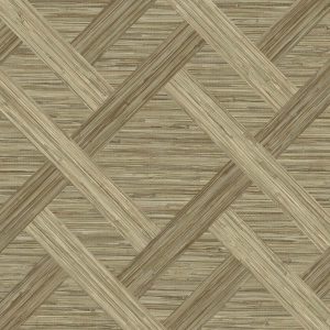 Surface Style 20.5  x 18  Latte Java Weave Peel   Stick Wallpaper