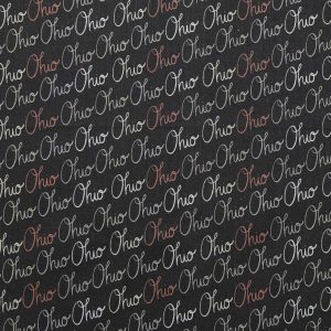 Ohio State Pride Cotton Fabric Next Gen Words