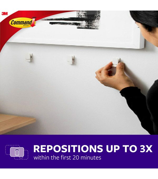 Command 20ct Adjustable Spring Clips   Strips - Image 6