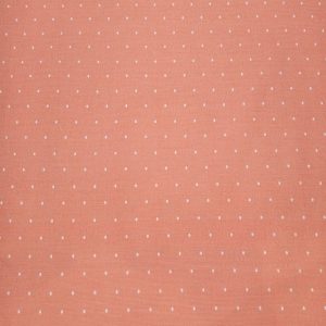 Pearl Dots on Peach Quilt Cotton Fabric by Quilter s Showcase - 1