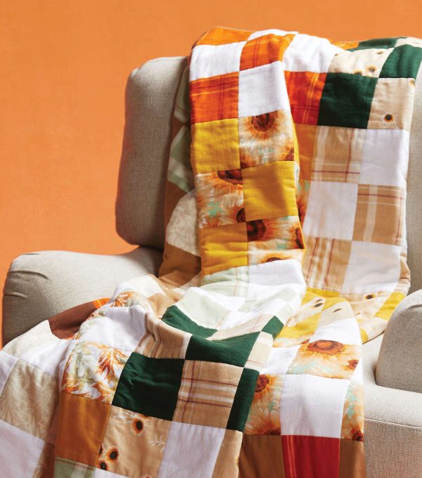 108 Brown Wheat Wide Flannel Fabric - Image 5
