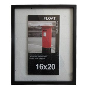 Innovative Creations 16 20 Black Wood Float Photo Frame