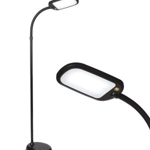 Brightech Litespan Slim LED Floor Lamp   Black
