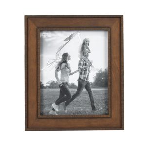 8 x 10 Dual Tone Molded Wood Wall Tabletop Picture Frame by Hudson 43 - 1