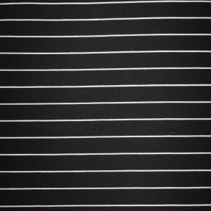White Stripes on Black Quilt Cotton Fabric by Quilter s Showcase