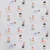 Super Snuggle Girls Swimming Flannel Fabric