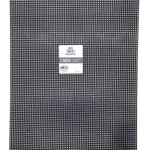 10.5 x 13.5 Stiff Black 7 Plastic Mesh Embroidery Canvas by Big Twist