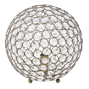 All The Rages 10 Metal Crystal Sphere Lamp