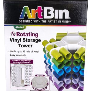 ArtBin 13 Plastic 36 Roll Rotating Vinyl Storage Tower