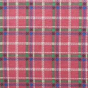 Dotted Plaid on Red Super Snuggle Christmas Flannel Fabric