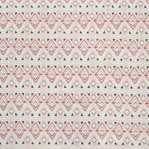 Pink Embroidery Aztec Super Snuggle Flannel Fabric