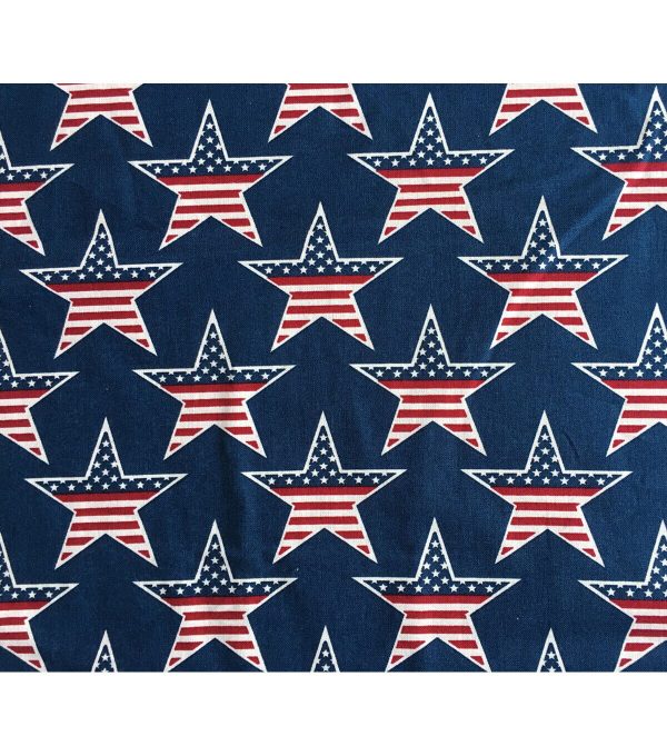 Flag Stars Patriotic Cotton Fabric