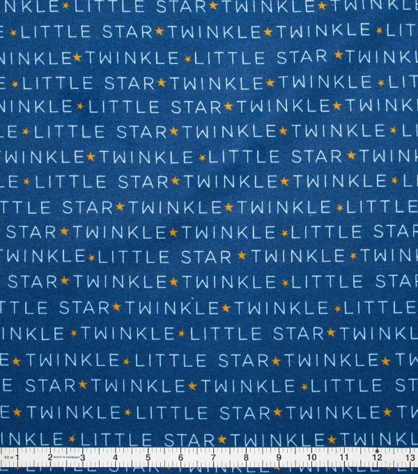Super Snuggle Twinkle Twinkle Flannel Fabric