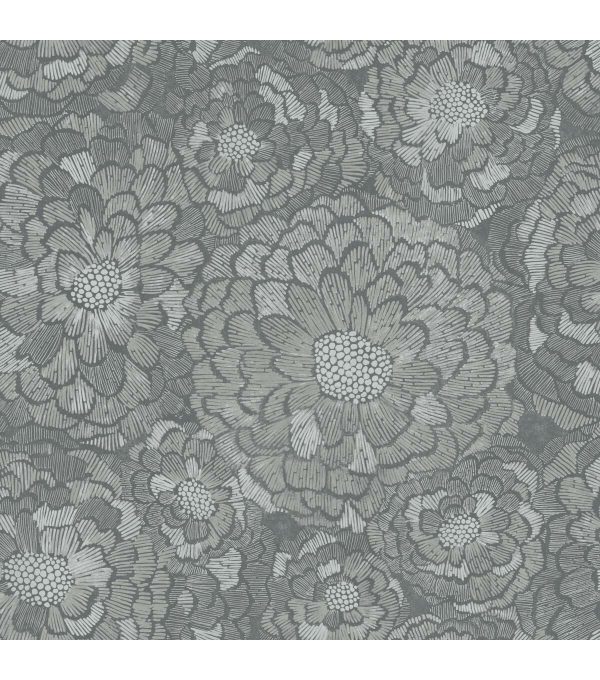RoomMates Zen Dahlia Peel   Stick Wallpaper