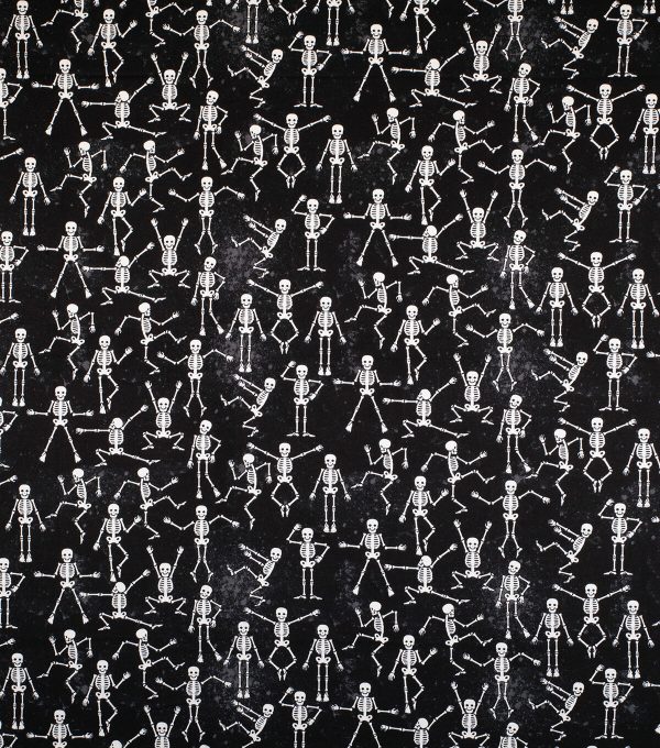 Skeleton Super Snuggle Flannel Fabric - Image 2