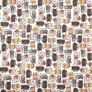 Pattern Trap Cat Super Snuggle Flannel Fabric
