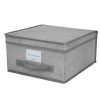Simplify 11 x 12 Heather Gray Storage Box