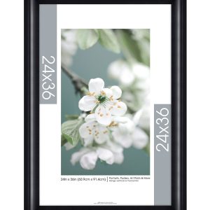 MCS 24 36 Contemporary Black Poster Frame