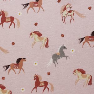 Super Snuggle Pretty Horses Flannel Fabric
