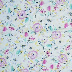 Pastel Floral Quilt Cotton Fabric by Keepsake Calico