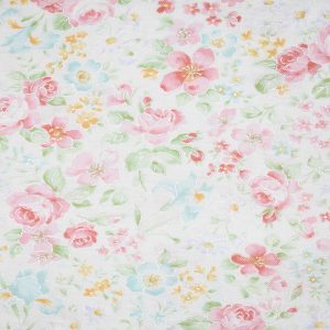 Garden Flowers Quilt Metallic Cotton Fabric by Keepsake Calico