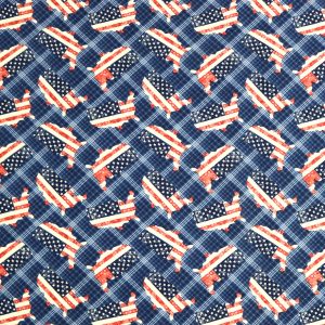America On Plaid Super Snuggle Flannel Fabric