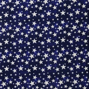 Stars on Navy Patriotic Cotton Fabric