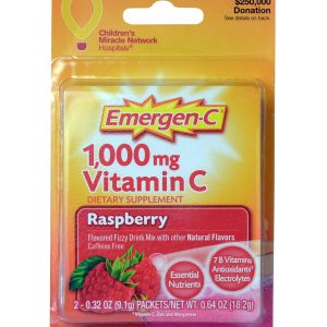 Emergen-C 2 pk Vitamin C Dietary Supplement Drink Mix   Raspberry