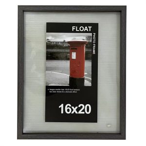 Innovative Home Creations 16 x 20 Gray Wood Float Frame