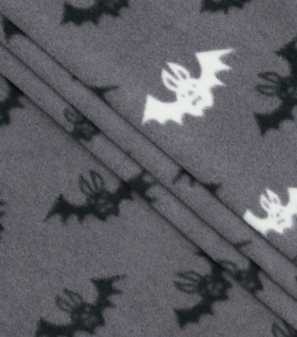POP! Halloween Bats Lightweight Fleece Fabric - Image 2