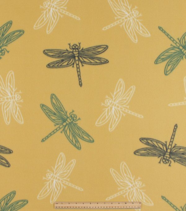 Dragonfly Blizzard Fleece Fabric - Image 2