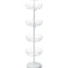 Honey Can Do 11.5 x 49 White 4 Tier Revolving Shoe Tree