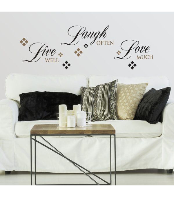 RoomMates Wall Decals Live Laugh Love - Image 3
