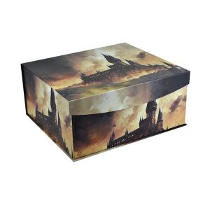 16 Watercolor Castle Fliptop Box by Place   Time