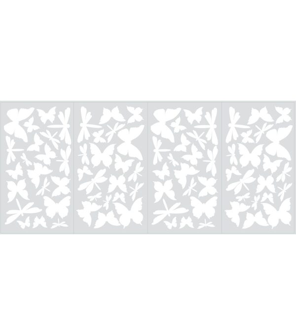 RoomMates Wall Decals Butterflies   Dragonflies