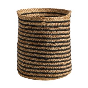 Nearly Natural 13.5 Handmade Natural Jute Basket Planter