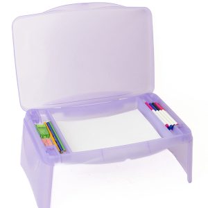 Everything Mary 21 x 18 Purple Plastic Lap Desk