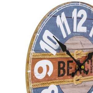 Northlight 12 Battery Operated Beach Round Wall Clock