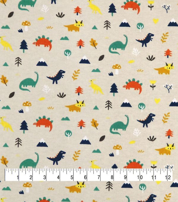 POP! Dinos Super Snuggle Flannel Fabric - Image 3