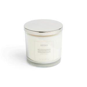 14oz Blooming Magnolia Scented Jar Candle by Hudson 43