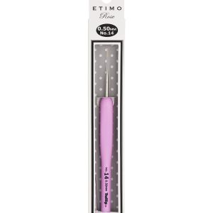 Tulip Etimo Rose Steel Crochet Hook Size 14/.5mm